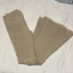 Khaki Bell bottoms